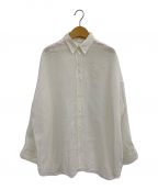 DEUXIEME CLASSEドゥーズィエム クラス）の古着「WIDE LINEN シャツ」｜ホワイト