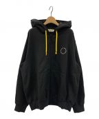 TOKYO DESIGN STUDIO New Balanceトウキョウデザインスタジオ ニューバランス）の古着「French Terry Zip Hoodie」｜ブラック