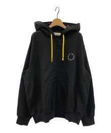 TOKYO DESIGN STUDIO New Balance（トウキョウデザインスタジオ ニューバランス）の古着「French Terry Zip Hoodie」｜ブラック