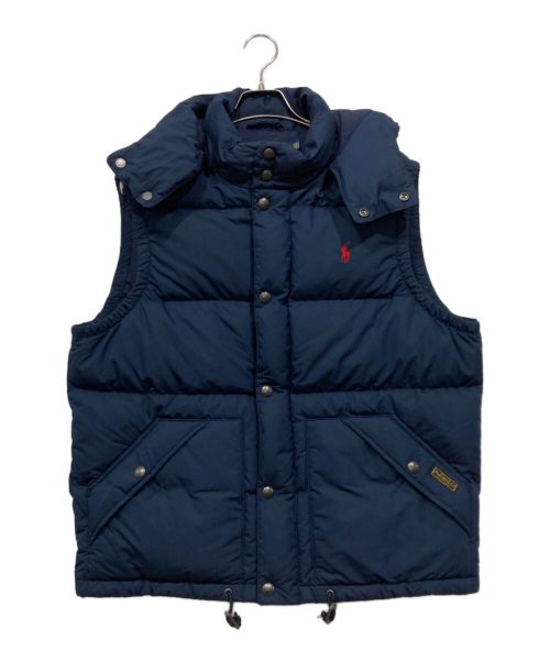 POLO RALPH LAUREN（ポロ・ラルフローレン）POLO RALPH LAUREN (ポロ・ラルフローレン) ダウンベスト ネイビー サイズ:Lの古着・服飾アイテム