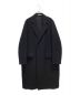 AURALEE（オーラリー）の古着「DOUBLE CLOTH SUPER FINE MELTON CHESTERFIELD COAT」｜ブラック