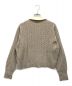 Sandro (サンドロ) Cropped cable knit ベージュ サイズ:1：6000円