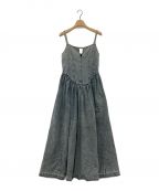 MAISON SPECIALメゾンスペシャル）の古着「Denim Camisole Maxi One-piece Dress」｜インディゴ