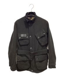 Barbour×BEAMS F（バブアー×ビームスエフ）の古着「SL International Jacket ウール」｜ブラック