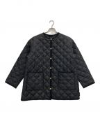 Traditional Weatherwearトラディショナルウェザーウェア）の古着「アークリーAラインミドル/キルティングジャケット/ARKLEY MIDDLE A-LINE」｜ブラック