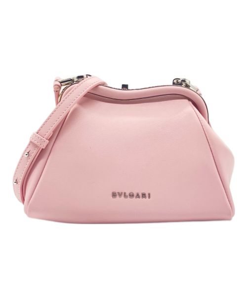 BVLGARI（ブルガリ）BVLGARI (ブルガリ) セルペンティーヌ ポーチショルダーポーチ ピンクの古着・服飾アイテム