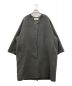 minitz (ミニッツ) collarless coat（ノーカラーコート） グレー サイズ:36：25000円