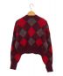 JOHN MASON SMITH JANE SMITH (ジョンメイソンスミス ジェーンスミス) 7G ARGYLE CREW CARDIGAN レッド サイズ:38：20000円