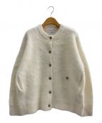 CLANE×広瀬すずクラネ×ヒロセスズ）の古着「MOHAIR LOOSE KNIT CARDIGAN」｜ホワイト