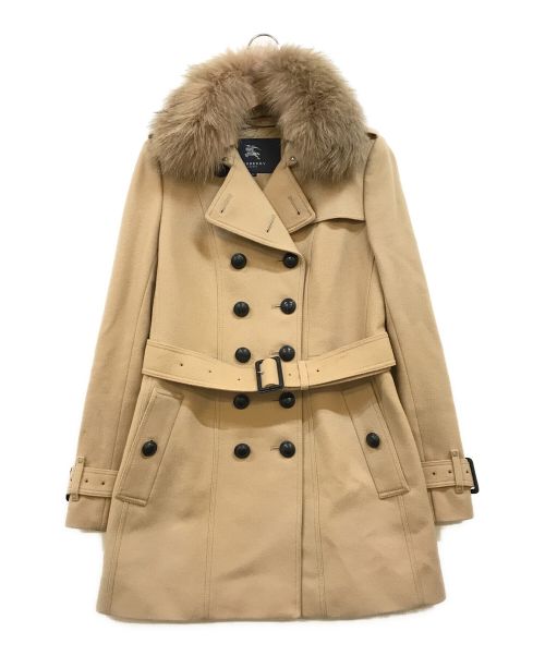 BURBERRY LONDON（バーバリーロンドン）BURBERRY LONDON (バーバリーロンドン) ウールトレンチコート ベージュ サイズ:38の古着・服飾アイテム