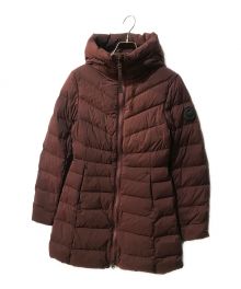 CANADA GOOSE（カナダグース）の古着「Clair Coat Black Label ダウンコート」｜レッド