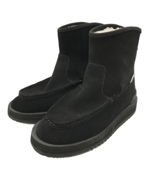 suicoke（スイコック）suicoke (スイコック) ムートンブーツ ブラック サイズ:US6の古着・服飾アイテム