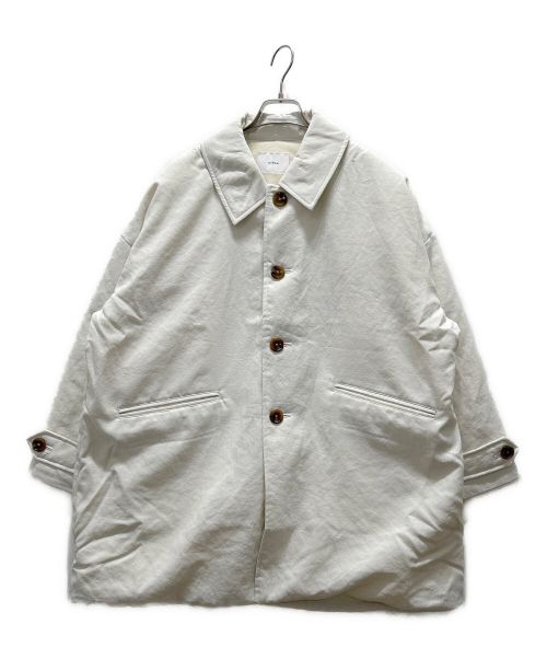 miffew（ミフュー）miffew (ミフュー) BAL COLLAR OVER DOWN COAT アイボリー サイズ:2の古着・服飾アイテム