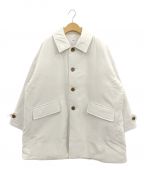 miffewミフュー）の古着「BAL COLLAR OVER DOWN COAT」｜アイボリー