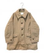 miffewミフュー）の古着「BAL COLLAR OVER DOWN COAT　FEW23WJK5114」｜ベージュ