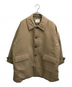 miffewミフュー）の古着「BAL COLLAR OVER DOWN COAT」｜ベージュ