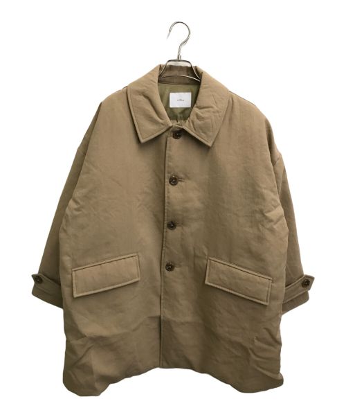 miffew（ミフュー）miffew (ミフュー) BAL COLLAR OVER DOWN COAT ベージュ サイズ:2の古着・服飾アイテム