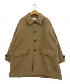 miffewミフュー）の古着「BAL COLLAR OVER DOWN COAT」｜ベージュ