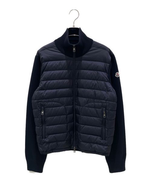 MONCLER（モンクレール）MONCLER (モンクレール) MAGLIONE TRICOT CARDIGAN 2018 ネイビー サイズ:Mの古着・服飾アイテム