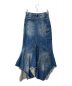 PRANK PROJECT (プランクプロジェクト) Wavy Hem Denim Skirt インディゴ サイズ:38：5000円