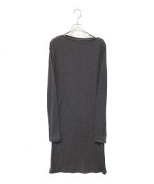 pasterip（パセリ）の古着「One shoulder rib tunic　PSR107」｜グレー