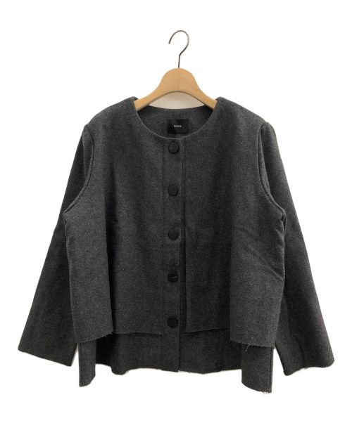 eunoia（ユノイア）eunoia (ユノイア) button cardigan チャコールグレー サイズ:-の古着・服飾アイテム