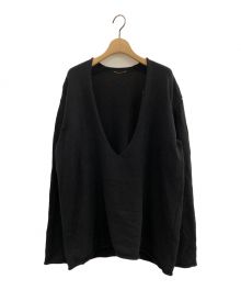 L'appartement（アパルトモン）の古着「Cotton V Neck Knit」｜ブラック