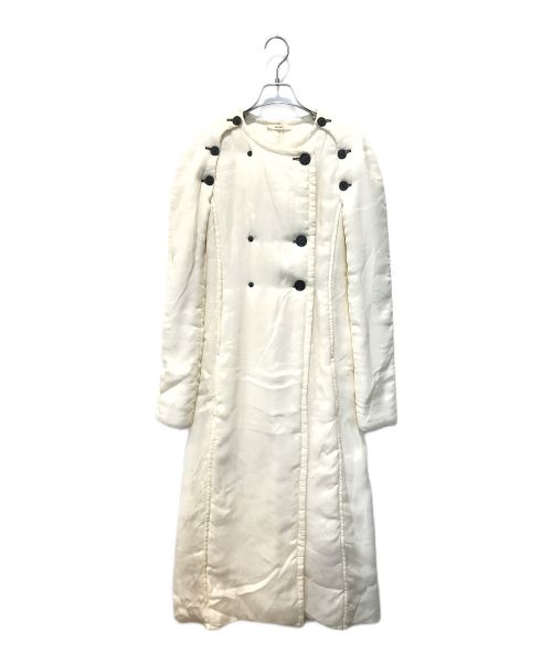 CELINE（セリーヌ）CELINE (セリーヌ) Padded Coat　2 8O96/6562 アイボリー サイズ:34の古着・服飾アイテム