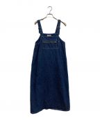 DANTONダントン）の古着「OVERALLS SKIRT」｜ブルー