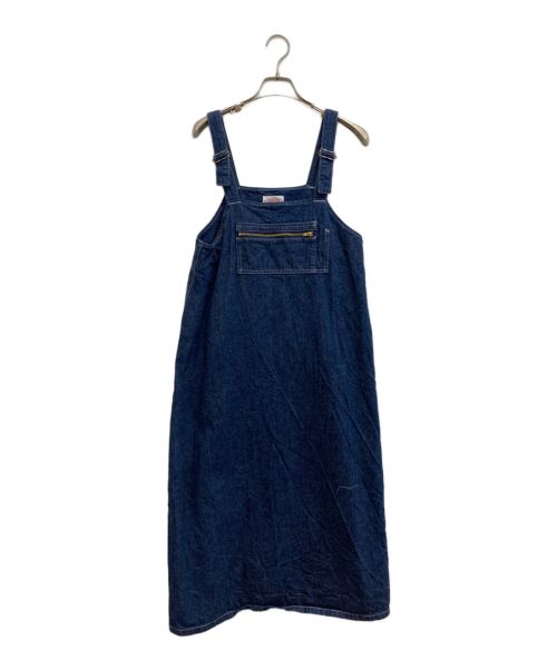 DANTON（ダントン）DANTON (ダントン) OVERALLS SKIRT ブルー サイズ:36の古着・服飾アイテム