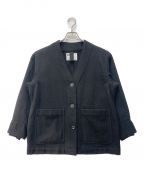 MHLエムエイチエル）の古着「FELTED WOOL TWILL」｜ブラック