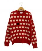 WARM&WONDERFULウォーム&ワンダフル）の古着「Diana Edition Cotton Sheep Sweater」｜レッド