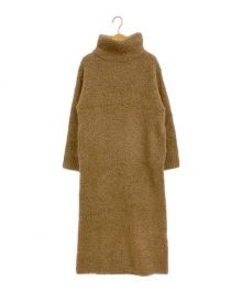 Plage（プラージュ）の古着「ALPACA BOUCLE ワンピース」｜キャメル