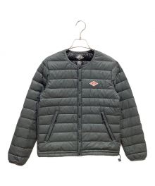 DANTON（ダントン）の古着「Crew Neck Inner Down Jacket」｜グレー