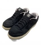 NIKE SB×MEDICOM TOYナイキエスビー×メディコムトイ）の古着「Dunk Low OG QS NIKE SB×MEDICOM TOY/ナイキエスビー×メディコムトイ ブラック」｜ブラック