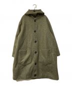 CINI VENEZIAチニー ベネチア）の古着「HOODED COAT フーデッドコート CINI VENEZIA チニー ベネチア イタリア製 11-19-1010-804」｜オリーブ