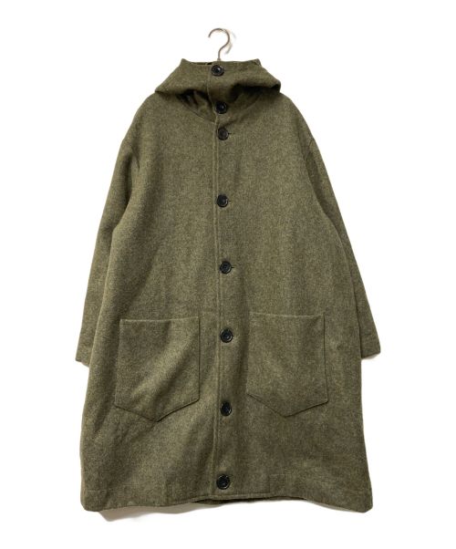 CINI VENEZIA（チニー ベネチア）CINI VENEZIA (チニー ベネチア) HOODED COAT フーデッドコート CINI VENEZIA チニー ベネチア イタリア製 11-19-1010-804 オリーブ サイズ:下記参照の古着・服飾アイテム