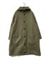 CINI VENEZIA（チニー ベネチア）の古着「HOODED COAT フーデッドコート CINI VENEZIA チニー ベネチア イタリア製 11-19-1010-804」｜オリーブ