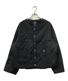 ORCIVAL（オーシバル）の古着「INSULATION QUILT SHORT BLOUSON インサレーションキルトショートブルゾン ORCIVAL オーシバル OR-A0400 MTY ネイビー THERMORE」｜ネイビー