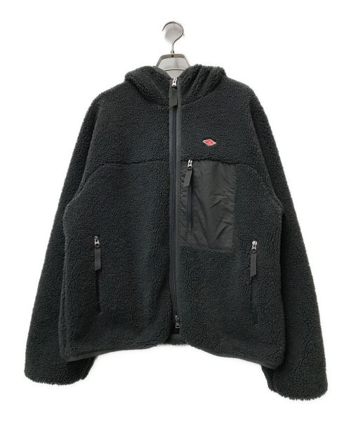 DANTON（ダントン）DANTON (ダントン) Hooded Boa Fleece Jacket グレー サイズ:XSの古着・服飾アイテム