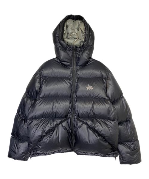 stussy（ステューシー）stussy (ステューシー) MICRO RIPSTOP DOWN PARKA ブラック サイズ:S 未使用品の古着・服飾アイテム