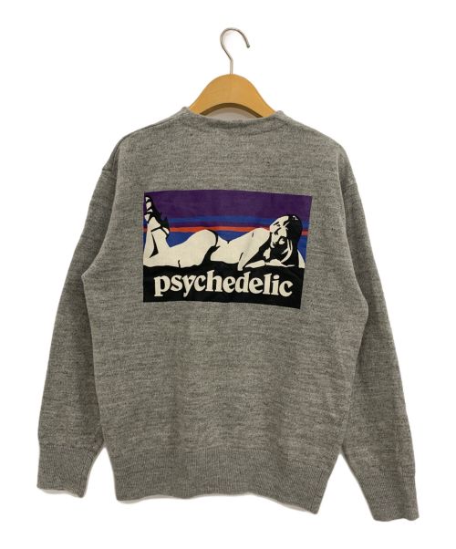 Hysteric Glamour（ヒステリックグラマー）Hysteric Glamour (ヒステリックグラマー) PSYCHEDELIC カーディガン グレー サイズ:Sの古着・服飾アイテム