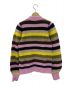 GANNI (ガニー) Puff-Sleeve Striped Sweater ラベンダー サイズ:XS：12000円