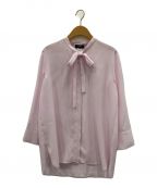 theoryセオリー）の古着「Prime GGT Tie Blouse」｜ピンク