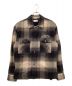 Saturdays NYC（サタデーズ ニューヨーク）の古着「Driessen Flannel Overshirt」｜ベージュ×ブラック