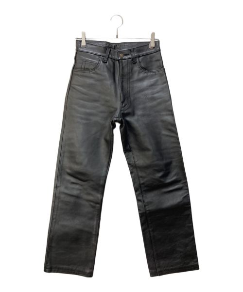 Aero LEATHER（エアロレザー）Aero LEATHER (エアロレザー) Genuine front-quarter horsehide Leather Pants ブラック サイズ:29の古着・服飾アイテム