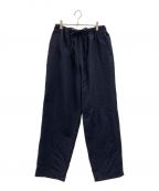 MARKAマーカ）の古着「MARKA　COCOON FIT EASY PANTS WOOL VINTAGE GABARDINE」｜ネイビー