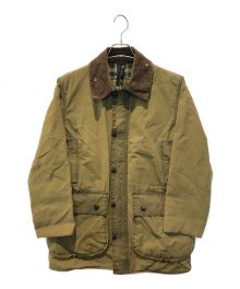 Barbour（バブアー）の古着「オイルドジャケット　BORDER」｜カーキ