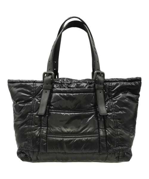 BOTTEGA VENETA（ボッテガベネタ）BOTTEGA VENETA (ボッテガベネタ) ナイロントートバッグ ブラックの古着・服飾アイテム