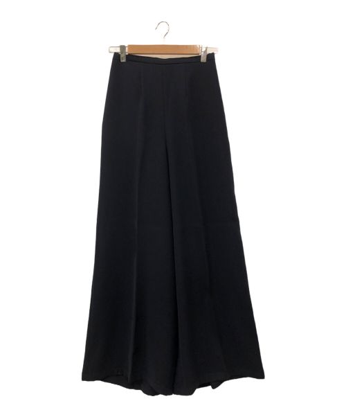 ENFOLD（エンフォルド）ENFOLD (エンフォルド) ELASTIC WIDE TROUSERS ネイビー サイズ:38の古着・服飾アイテム